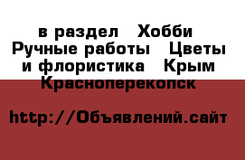  в раздел : Хобби. Ручные работы » Цветы и флористика . Крым,Красноперекопск